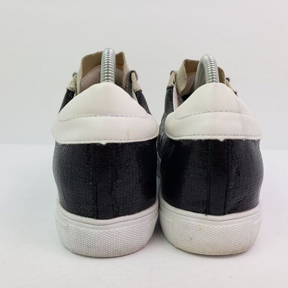 Nature Breeze Womens Size 6 Metallic Black Glitter Fashion Casual Sneaker Shoes - Picture 7 of 10